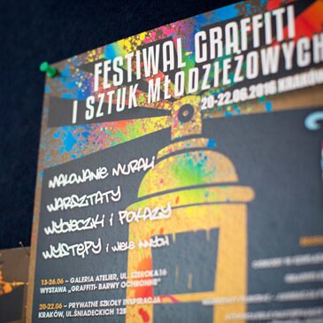 Festiwal Graffiti i Sztuk Młodzieżowych – Kraków 2016 – Program i opis warsztatów